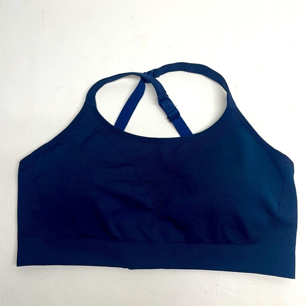 SOMA SPORTS SEAMLESS BALLET BACK SIZE XXL NAVY BLUE